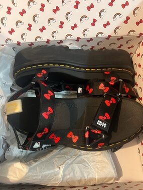 Dr. Martens x Hello Kitty Vegan Platform Sandals